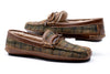 Cozy Country Harris Tweed Bow Tie Slipper - Green Plaid