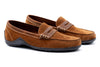 Bill Safari Kudu Suede Penny Loafer - Snuff