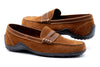 Bill Safari Kudu Suede Penny Loafer - Snuff