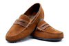 Bill Safari Kudu Suede Penny Loafer - Snuff
