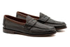 Jacob American Deerskin Penny Loafers - Walnut