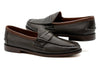 Jacob American Deerskin Penny Loafers - Walnut