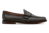 Jacob American Deerskin Penny Loafers - Walnut