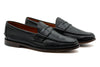 Jacob American Deerskin Penny Loafers - Black