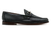 Jacob American Deerskin Horse Bit Loafers - Black