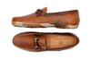 Bill Water Buffalo Horse Bit Loafers - Saddle