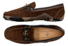 Bill Suede Horse Bit Loafers - Briar Brown