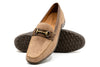 Bill Suede Horse Bit Loafers - Khaki