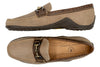 Bill Suede Horse Bit Loafers - Khaki