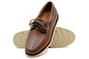Old Row Oiled Saddle Leather Deck Shoe - Cigar