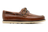 Old Row Oiled Saddle Leather Deck Shoe - Cigar