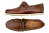 Old Row Oiled Saddle Leather Deck Shoe - Cigar
