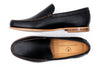 Country Club Glove Leather Venetian Loafers - Black
