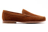 Country Club Suede Venetian Loafers - Whiskey
