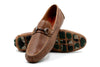 Monte Carlo Saddle Leather Driving Loafers - Havana