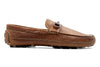 Monte Carlo Saddle Leather Driving Loafers - Havana