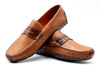 Monte Carlo Saddle Leather Penny Loafers - Pecan