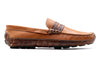 Monte Carlo Saddle Leather Penny Loafers - Pecan