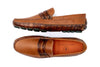 Monte Carlo Saddle Leather Penny Loafers - Pecan