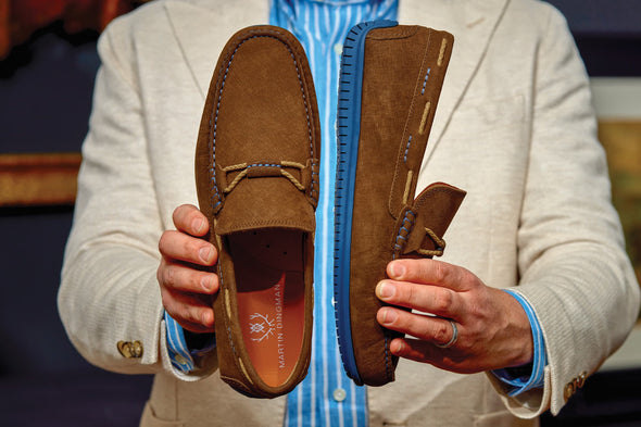 Bermuda Nubuck Braided Bit Loafers - Bark