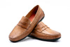 Bermuda Saddle Leather Penny Loafers - Saddle Tan