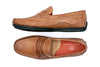 Bermuda Saddle Leather Penny Loafers - Saddle Tan