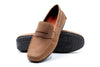 Bermuda Nubuck Penny Loafers - Saddle Tan