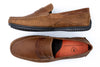 Bermuda Nubuck Penny Loafers - Saddle Tan