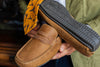 Bermuda Nubuck Penny Loafers - Saddle Tan