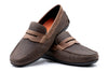 Bermuda Nubuck Penny Loafers - Bark