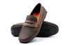 Bermuda Nubuck Penny Loafers - Bark
