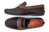Bermuda Nubuck Penny Loafers - Bark