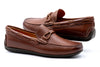 Bermuda Glove Leather Braided Bit Loafers - Havana