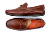 Bermuda Glove Leather Braided Bit Loafers - Havana