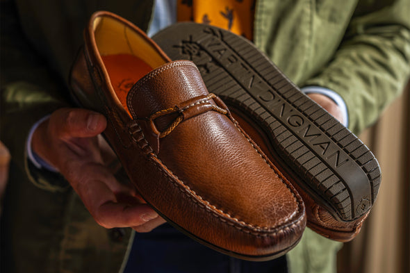 Bermuda Glove Leather Braided Bit Loafers - Havana
