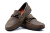 Bermuda Nubuck Braided Bit Loafers - Dark Olive
