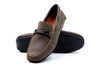 Bermuda Nubuck Braided Bit Loafers - Dark Olive