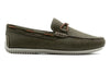 Bermuda Nubuck Braided Bit Loafer - Moss