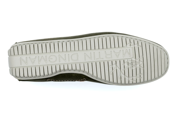 Bermuda Nubuck Braided Bit Loafer - Moss