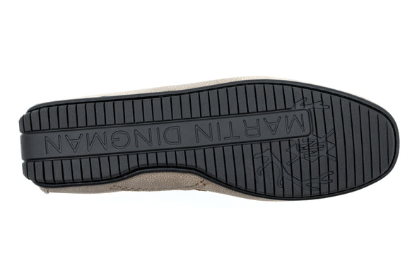Bermuda Nubuck Braided Loafers - Putty