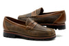 Jackson Suede Penny Loafer - Old Wood
