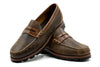 Jackson Suede Penny Loafer - Old Wood