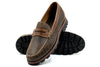 Jackson Suede Penny Loafer - Old Wood