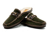Cozy Country Suede Horse Bit Slide - Moss