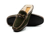 Cozy Country Suede Horse Bit Slide - Moss