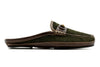 Cozy Country Suede Horse Bit Slide - Moss