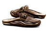 Cozy Country Hair-On Leather Horse Bit Slide - Zebra