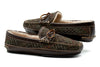 Cozy Country Harris Tweed Bow Tie Slipper - Scottish Moss