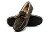 Cozy Country Harris Tweed Bow Tie Slipper - Scottish Moss