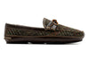 Cozy Country Harris Tweed Bow Tie Slipper - Scottish Moss